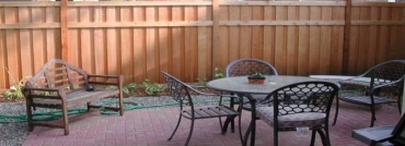 Batten Cedar Fence Gives Privacy