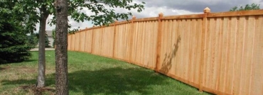 Batten Cedar Wood Privacy Fence