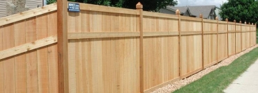 King Style Wood Privacy Fence