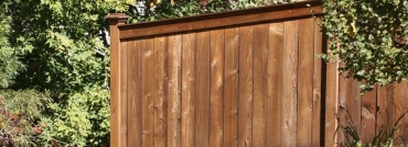 King Style Wood Privacy Fence Fits With Nature