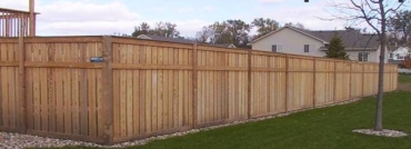 King Style Wood Fence Adds Curb Appeal