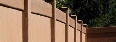 Vinyl Privacy Fence with Caps