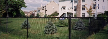 Black Vinyl Coated Chain Link Fences