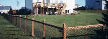 California Style Chain Link Fencing