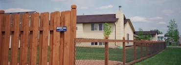 California Style Chain Link Fencing