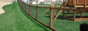 California Style Chain Link Fence