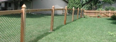 California Style Chain Link Fencing