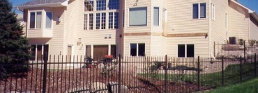 2 Rail Ornamental Iron Fence