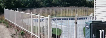 Rail Ornamental Fence With Gate
