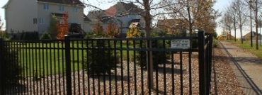 3 Rail Ornamental Iron Fence