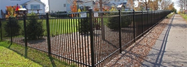 Iron Fence Offers Curb Appeal