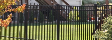 3 Rail Iron Fence