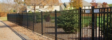 3 Rail Ornamental Iron Fence Durable