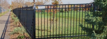 3 Rail Ornamental Fence Stylish