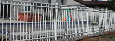 3 Rail Ornamental Iron Fence