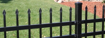 3 Rail Ornamental Iron Fence