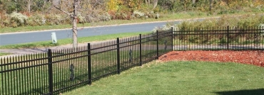 Ornamental Iron Fence Is Elegant Option