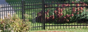 Iron Fence Offers Curb Appeal