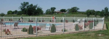 3 Rail Ornamental Iron Fence