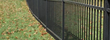 Ornamental Iron Fence Is Elegant Option