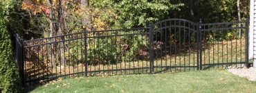Ornamental Iron Fence Is Elegant Option