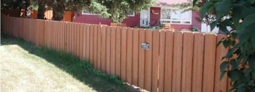 4 Foot High Batten Board Cedar Privacy Fence