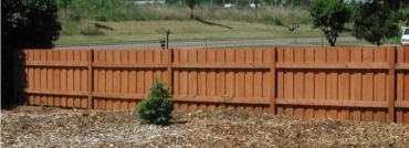 4 Foot High Batten Board Cedar Privacy Fence