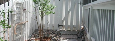 Alternating Board Privacy Fence With Gate