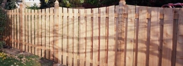 Alternating Board Cedar Privacy Fence