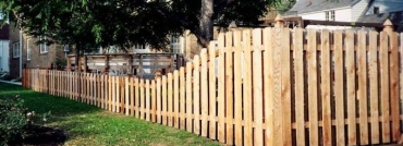 Adaptable Alternating Board Privacy Fence