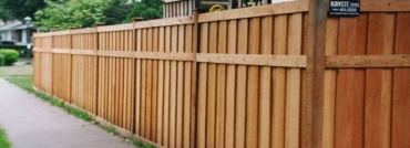 Batten Privacy Fence Made Of Cedar