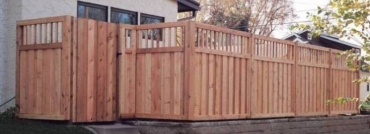 Lattice Top Privacy Fence