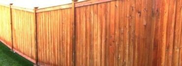 Tongue and Groove Fence with Caps