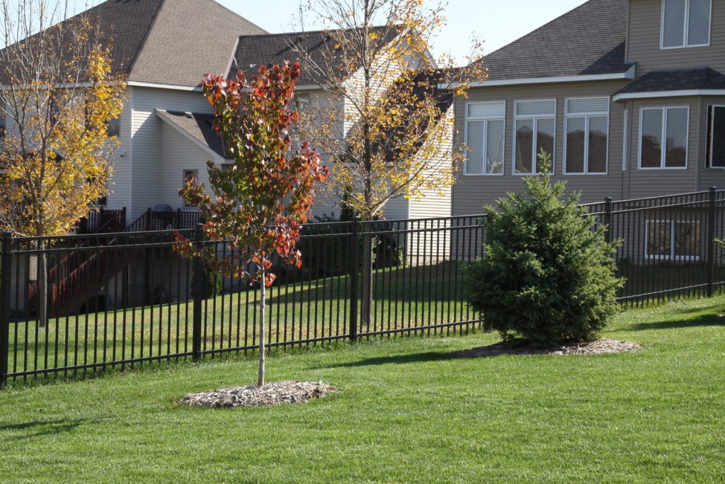 ornamental iron fence image