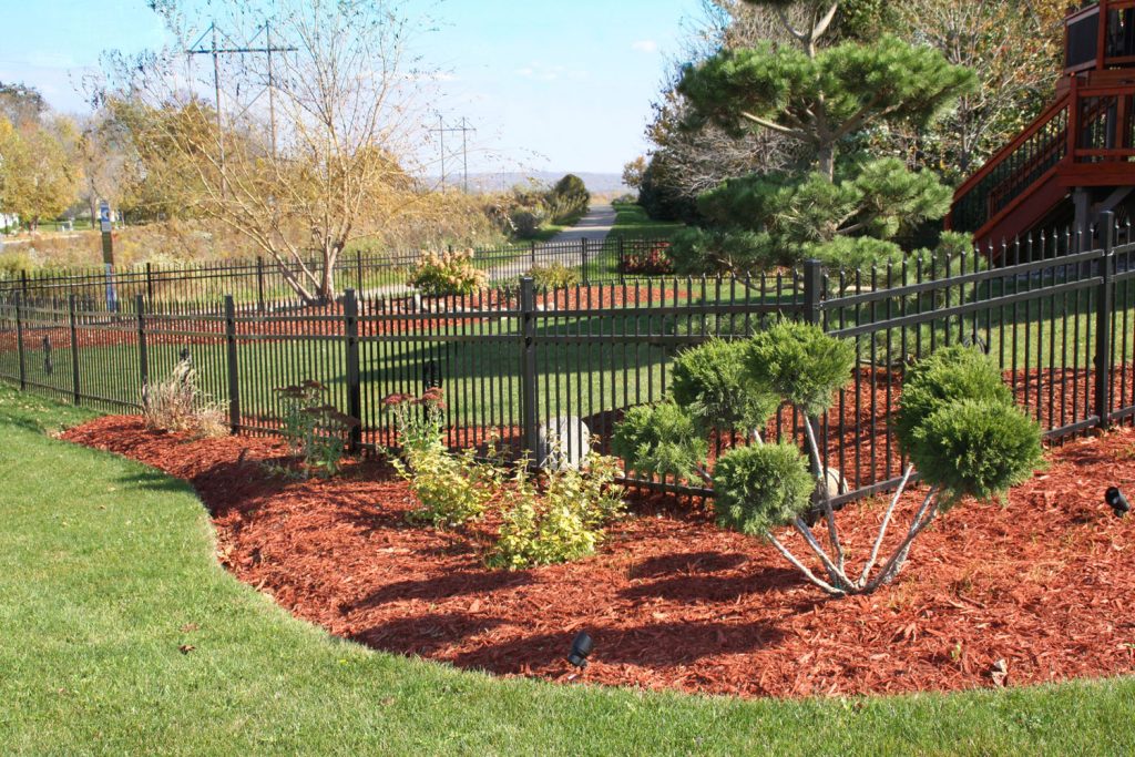 ornamental iron fence image