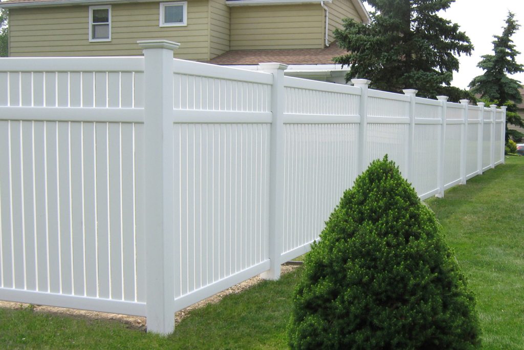 3 rail PVC fence image