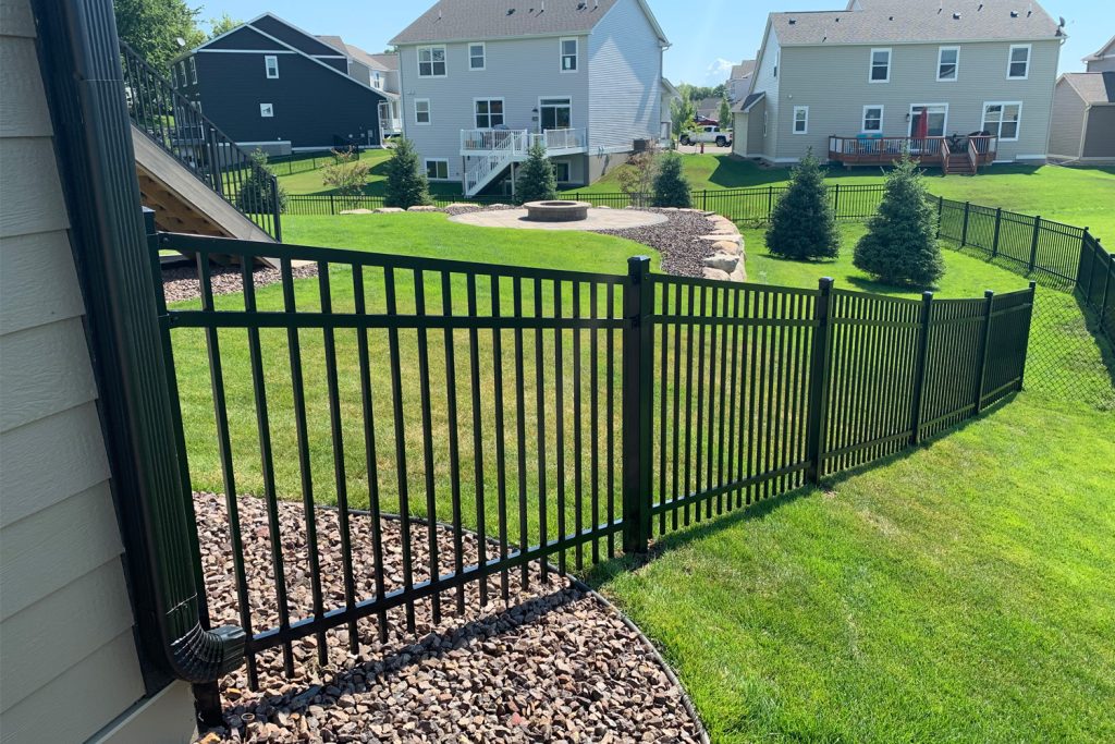 ornamental iron fence image